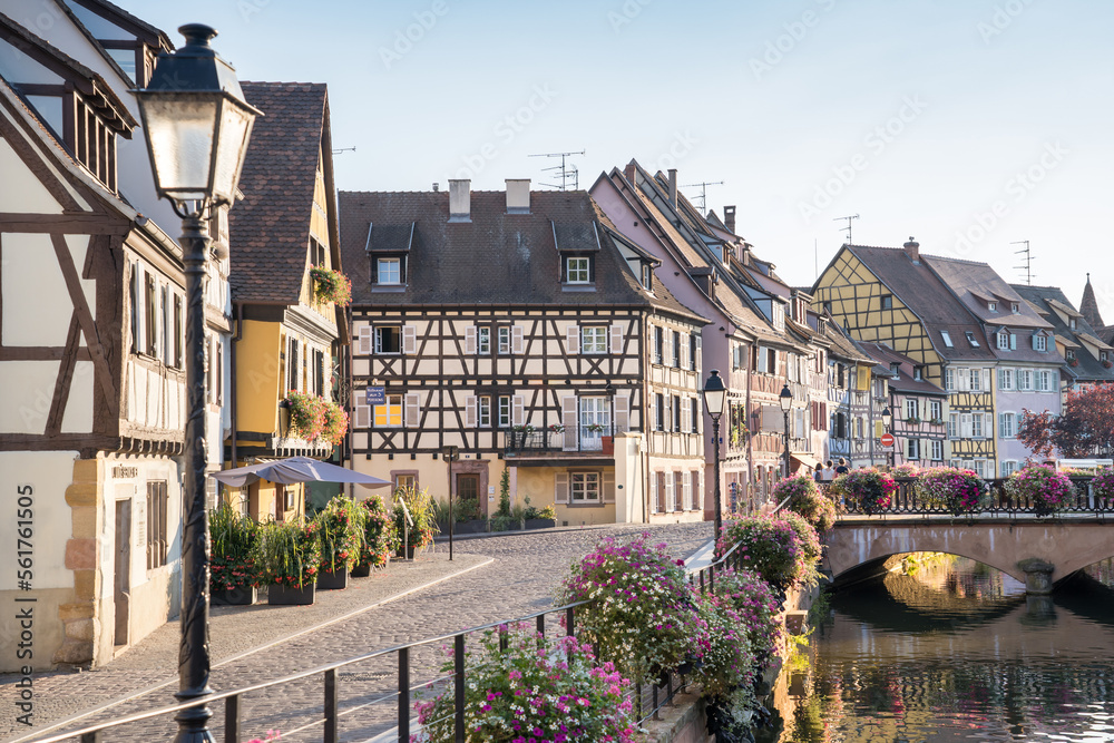 Half-timbered houses in Colmar, Alsace, France