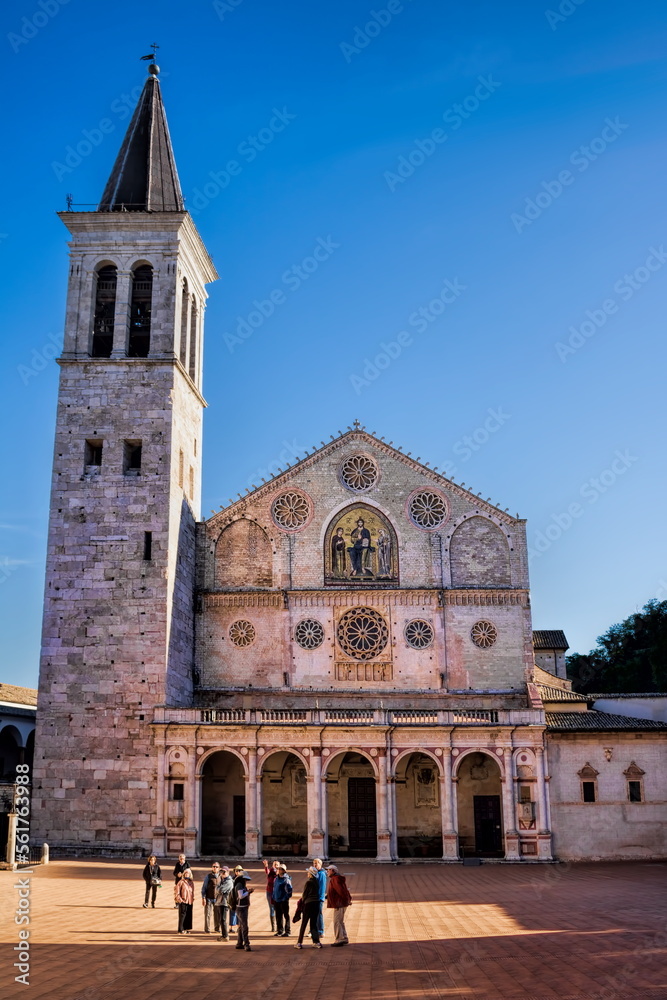 spoleto, italien - cattedrale di santa maria assunta
