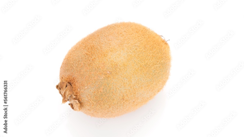 Whole Kiwi fruit isolated on white background Whole Kiwi fruit isolated on white background
