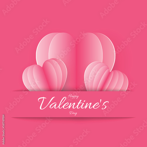 The art of passion design and decoration element, shape, banner, and template symbolizes valentine's celebration of love and romance and a happy holiday on valentines day.