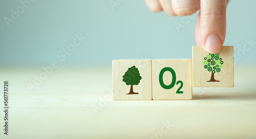 Photos Mechanical trees for capturing carbon dioxide, carbon sequestration concept