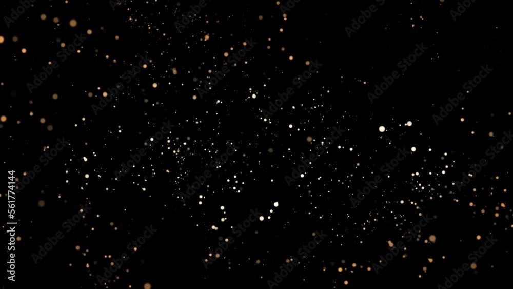Flight Of Gold Bokeh Sparkling Particles With Alpha Channel Flight Of Gold Bokeh Sparkling Particles With Alpha Channel