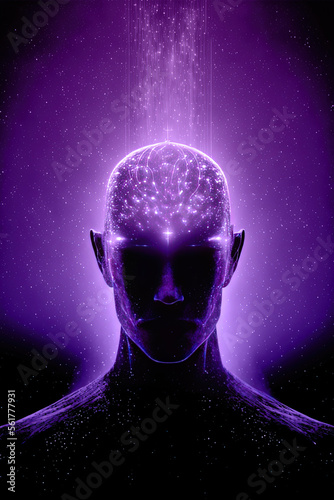 Astral connection, spiritual awakening, Generative AI