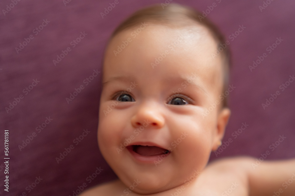 beautiful baby smiling at the camera beautiful baby smiling at the camera