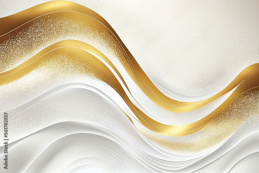 Glittering Golden Paint Wave Pattern High-Res Stock Photo - Getty