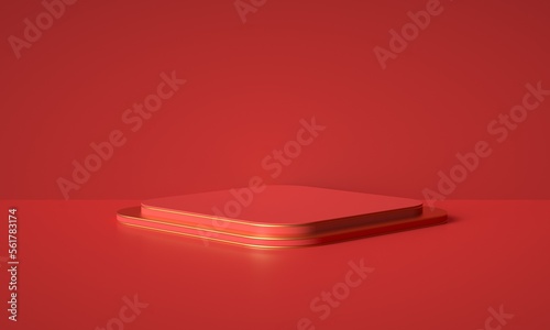 3D rendering of promotional background