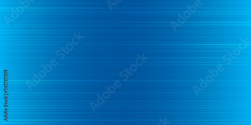Vector blue steel 3d texture. Realistic painted stainless steel background. Metallic surface horizontal banner. Iron structure backdrop. Plastic line effect, top view. Chrome membrane effect