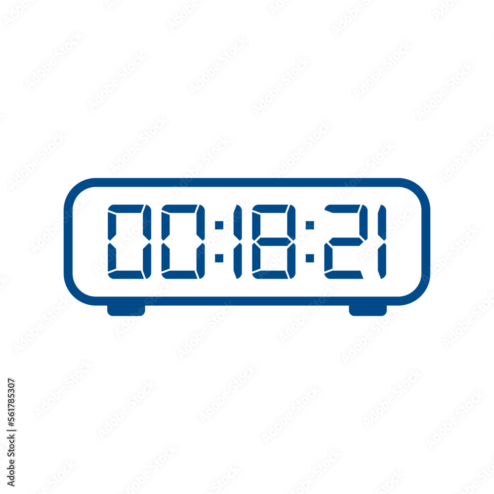 Digital, clock, led icon vector image. Can also be used for home electronics and appliances. Suitable for mobile apps, web apps and print media. Digital, clock, led icon vector image. Can also be used for home electronics and appliances. Suitable for mobile apps, web apps and print media.