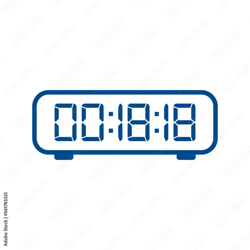 Digital, clock, led icon vector image. Can also be used for home electronics and appliances. Suitable for mobile apps, web apps and print media. Digital, clock, led icon vector image. Can also be used for home electronics and appliances. Suitable for mobile apps, web apps and print media.