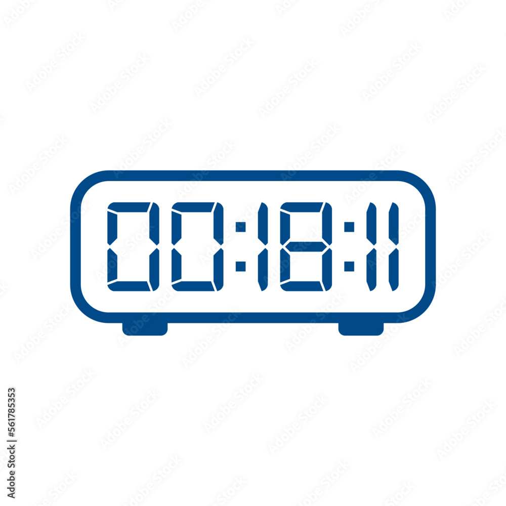 Digital, clock, led icon vector image. Can also be used for home electronics and appliances. Suitable for mobile apps, web apps and print media. Digital, clock, led icon vector image. Can also be used for home electronics and appliances. Suitable for mobile apps, web apps and print media.