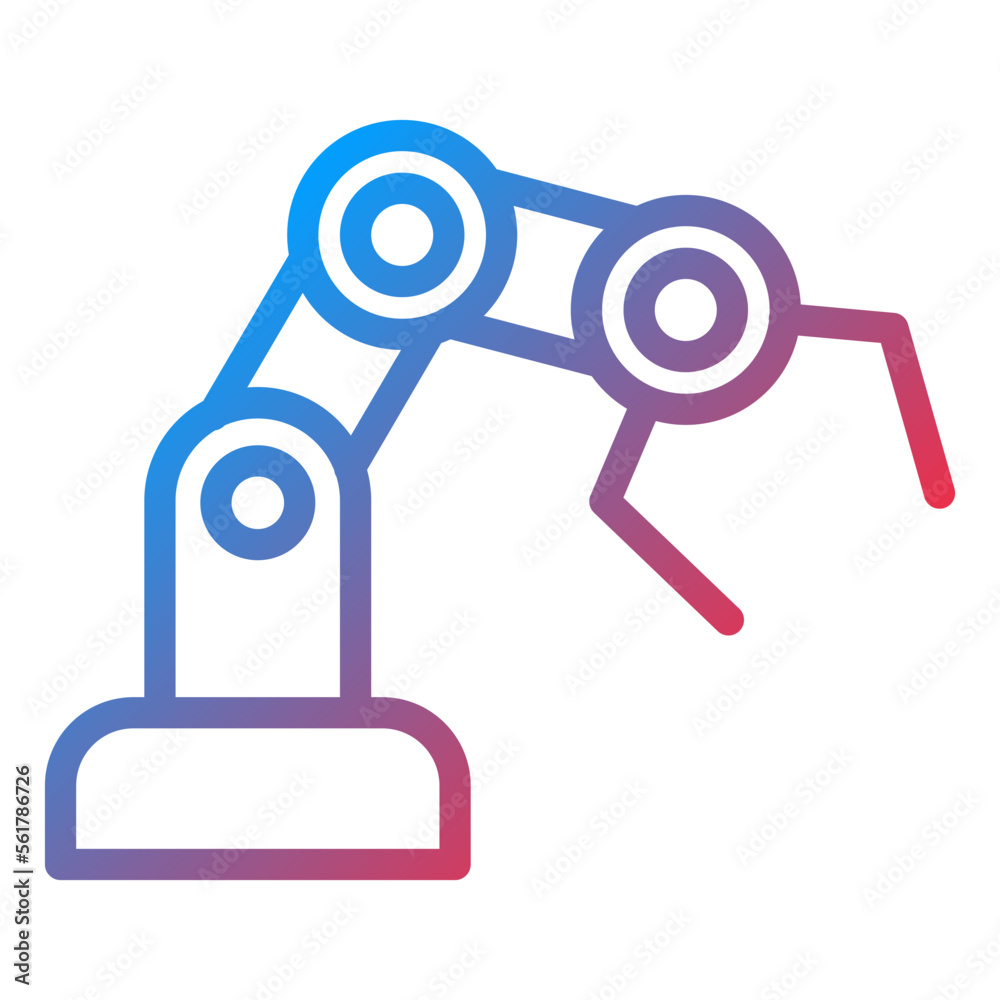 Mechanical Arm Icon Style