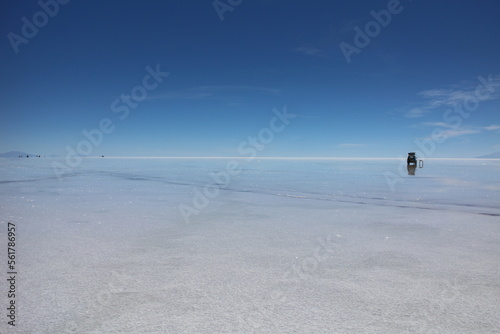 Uyuni salt lake in Bolivia