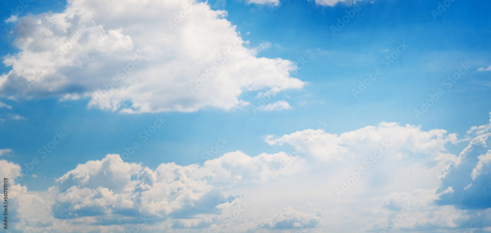 Peaceful blue sky background with light clouds Peaceful blue sky background with light clouds