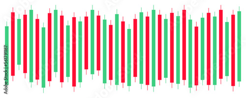 Japanese candle stick abstract pattern chart indicator design template. Crypto, stock and forex economy business investment trading analysis.