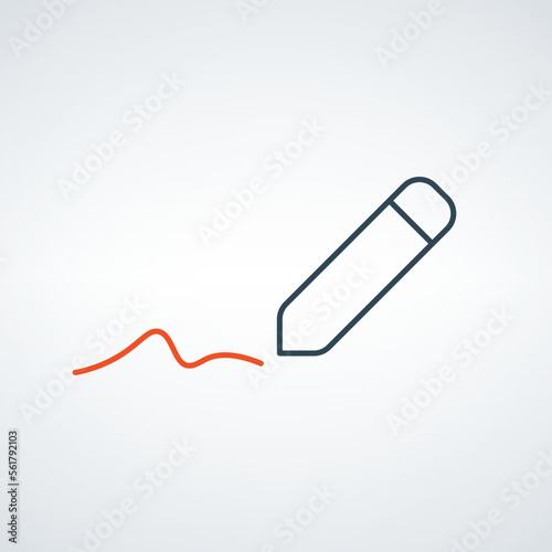 Linear Drawing line Pen, wr...