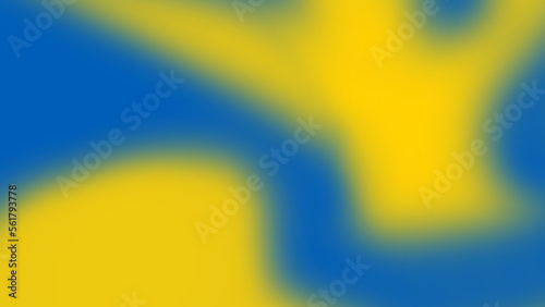 Blue yellow vivid background, 16 on 9, panorama