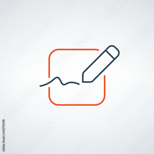 Linear Drawing line Pen, wr...