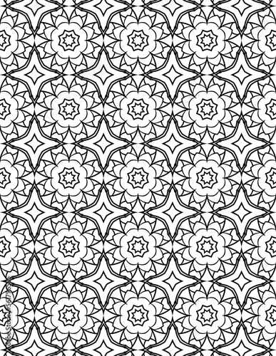 Black and white abstract geometric pattern