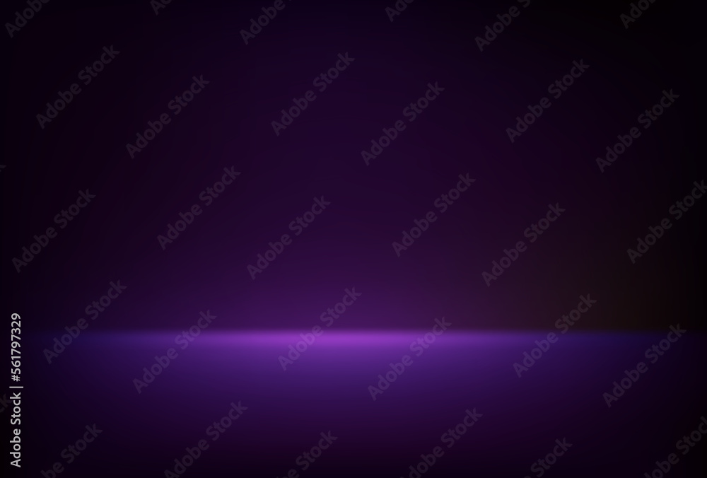 Abstract illuminated empty dark violet room. Design template. 3d vector background Abstract illuminated empty dark violet room. Design template. 3d vector background