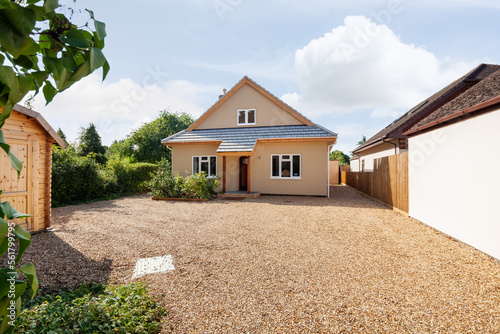 Sunlit detached house