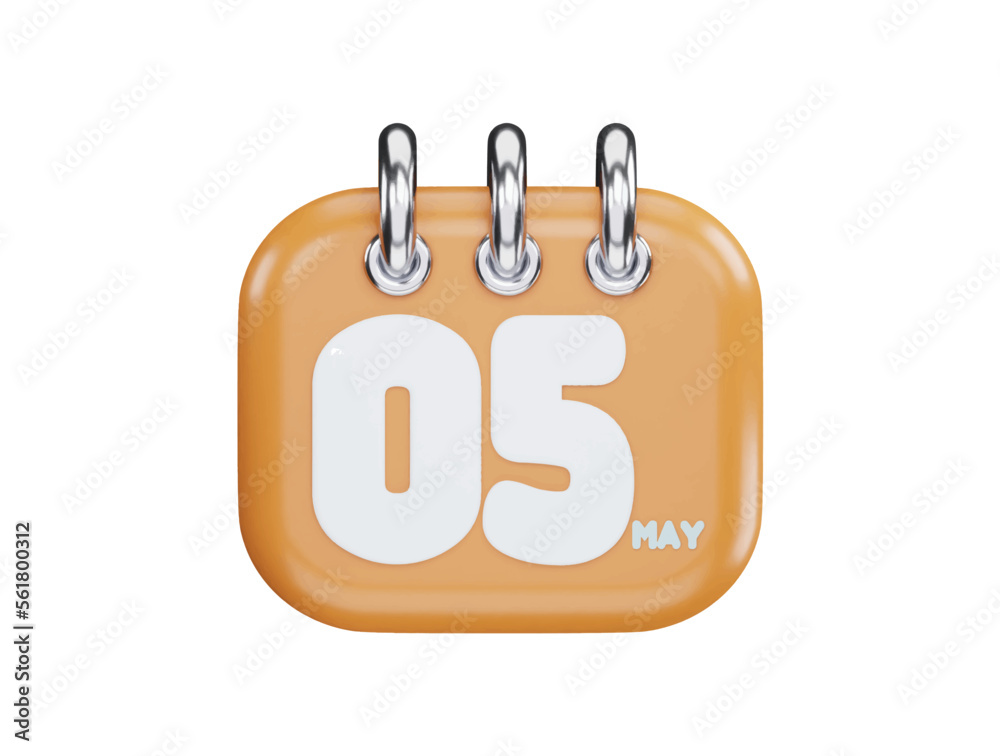 Calendar 3d rendering vector icon illustration Calendar 3d rendering vector icon illustration