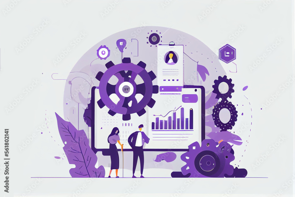 Startup digital web banner or landing page set. Business. #5 Startup digital web banner or landing page set. Business. #5