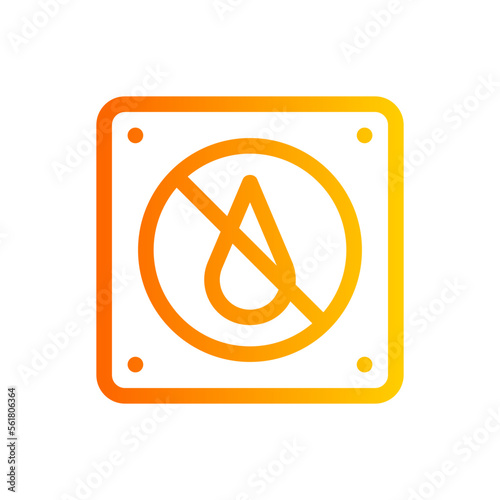 no liquids gradient icon
