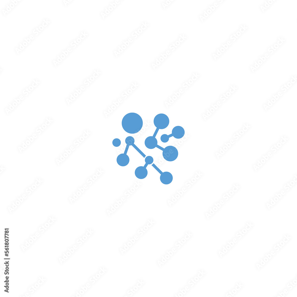 Neuron logo icon design vector illustration