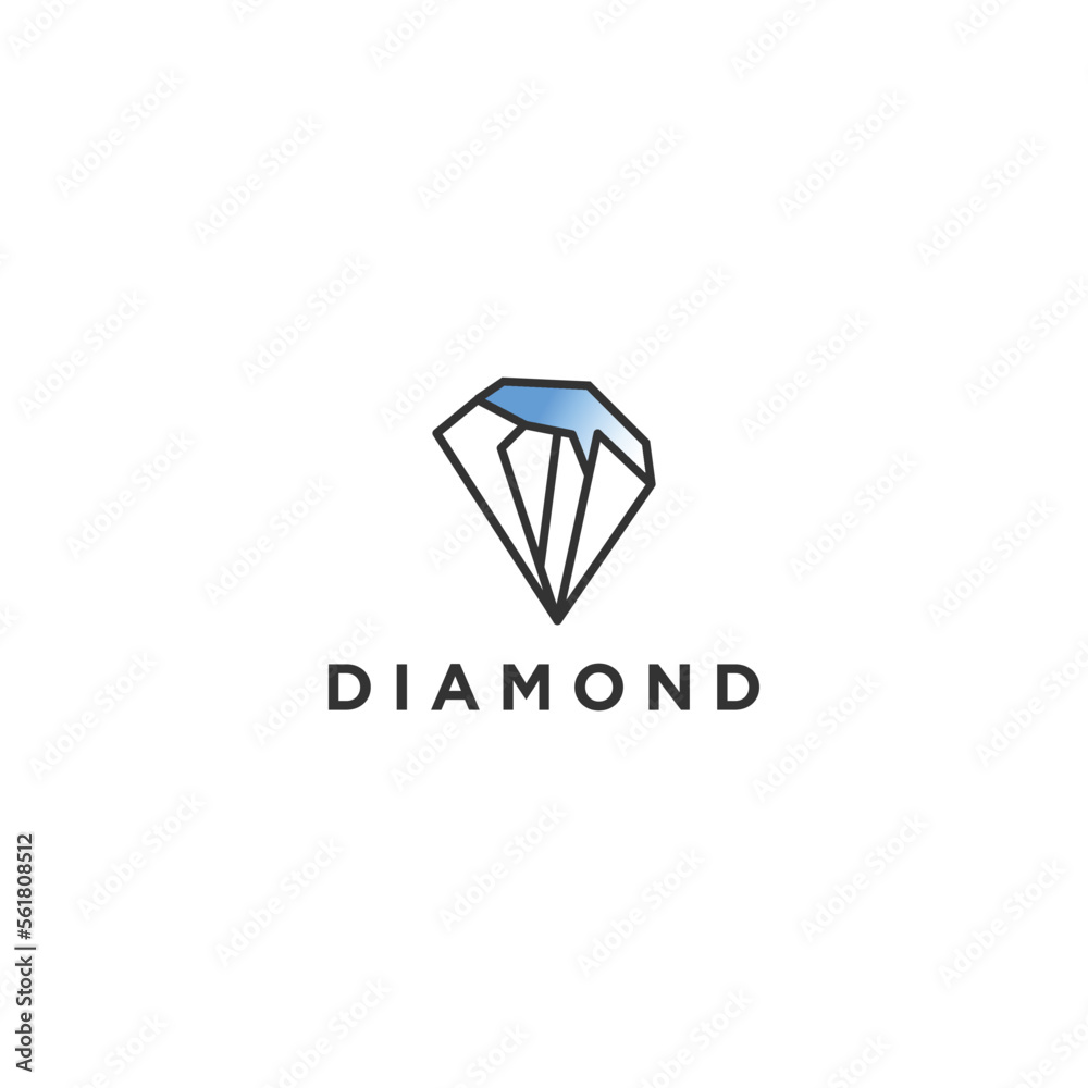 Diamond logo icon design vector illustration Diamond logo icon design vector illustration