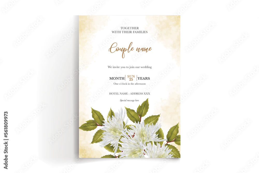 wedding invitation single card templates wedding invitation single card templates