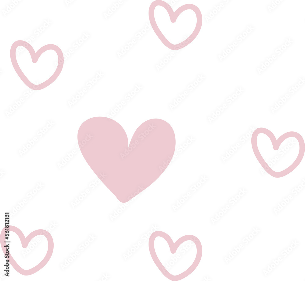 Heart Love Valentine illustration