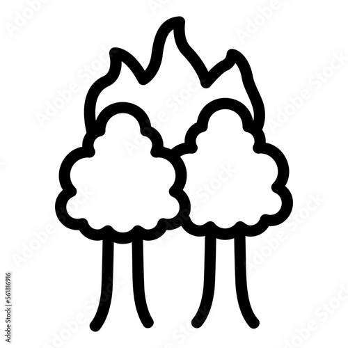fire line icon