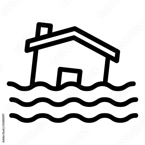 flood line icon