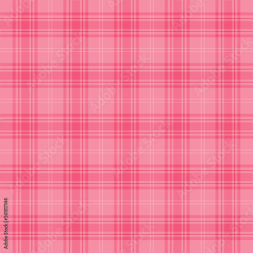 Pink Plaid Valentine Seamless Pattern