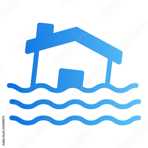 flood gradient icon