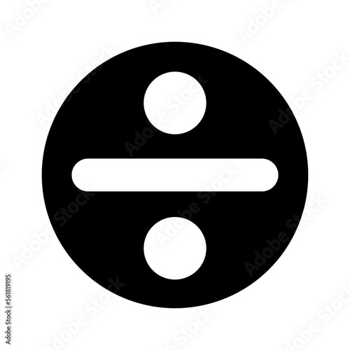 division formula icon