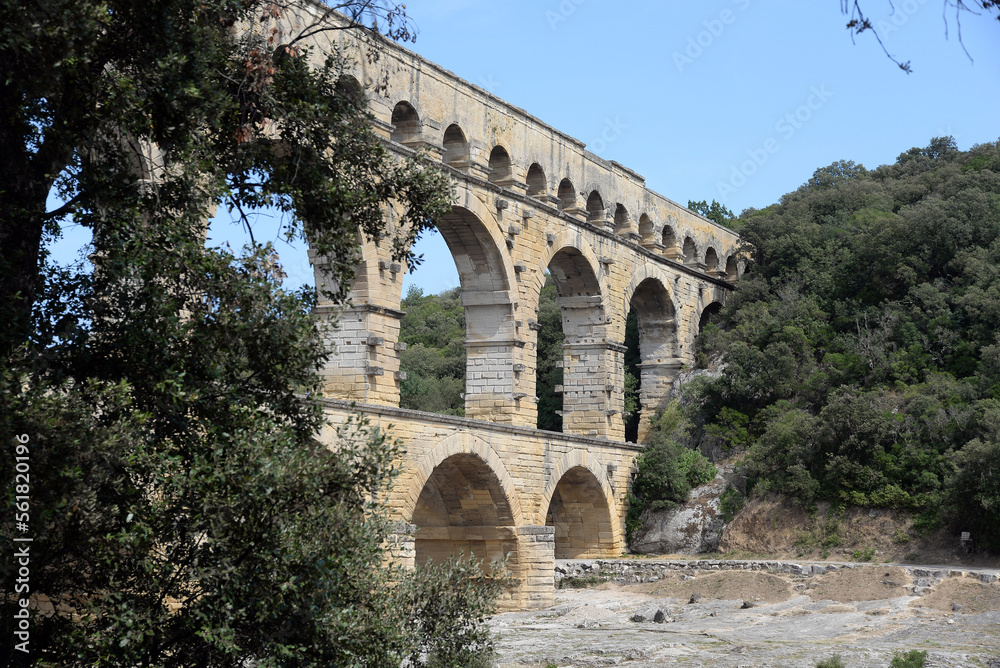 Obraz premium Pont du Gard, Provence, Frankreich