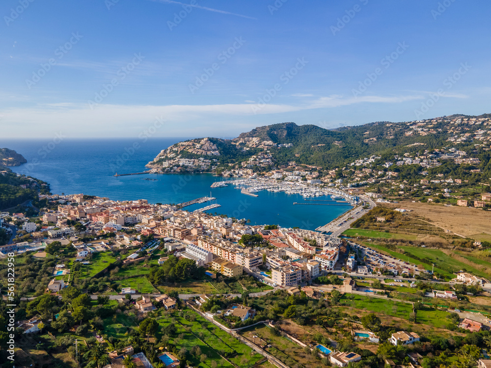 Port Andratx, Mallorca from Drone, Aerial Photography
