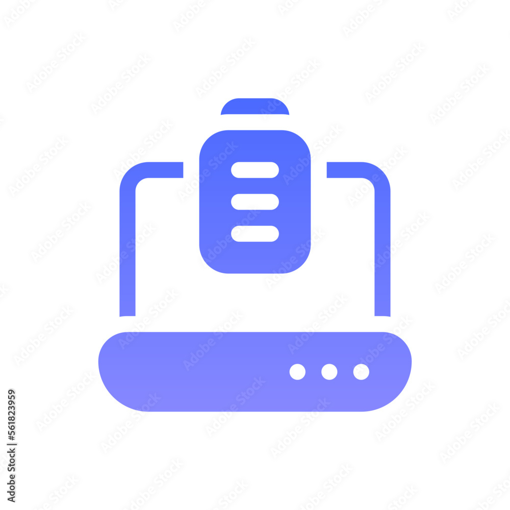 laptop flat gradient icon laptop flat gradient icon