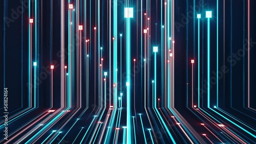 Fiber Optic Lines Background