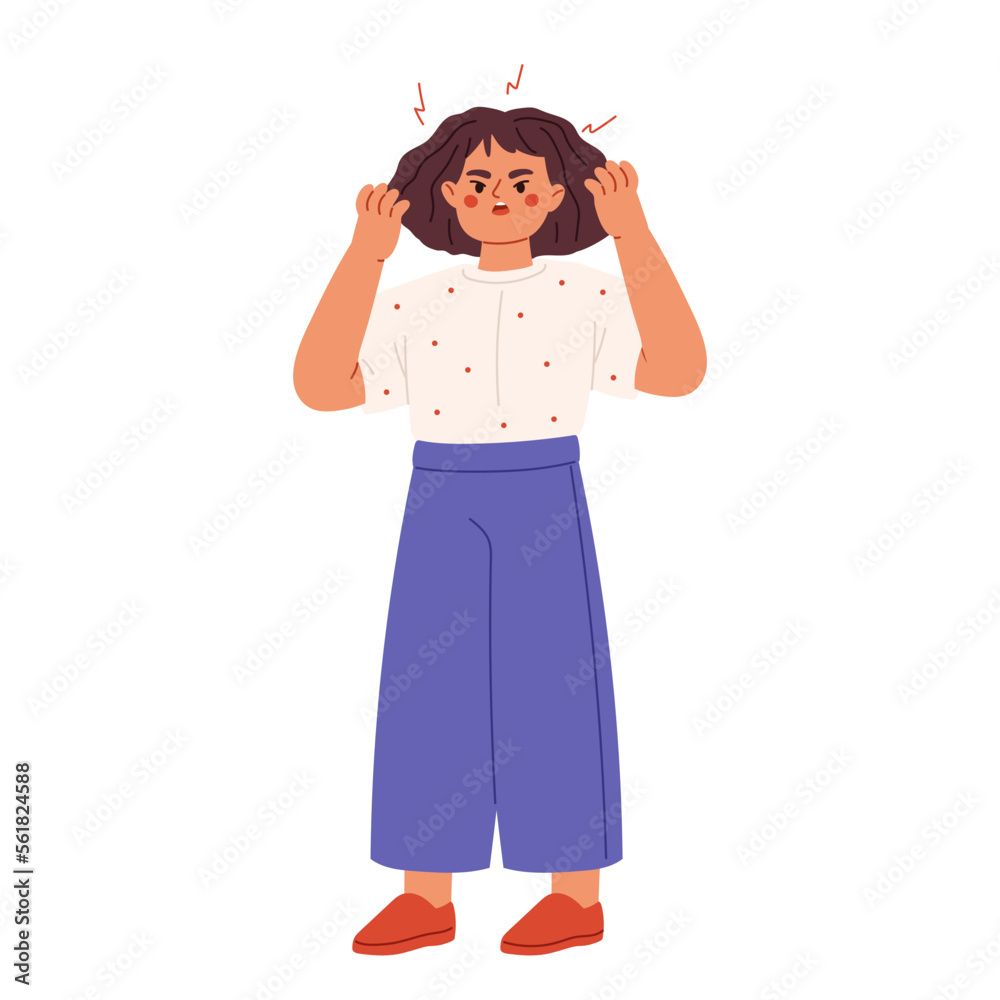 Angry small girl screaming. Child in tantrum aggressive crying and hold fists. Stressed little kid Angry small girl screaming. Child in tantrum aggressive crying and hold fists. Stressed little kid