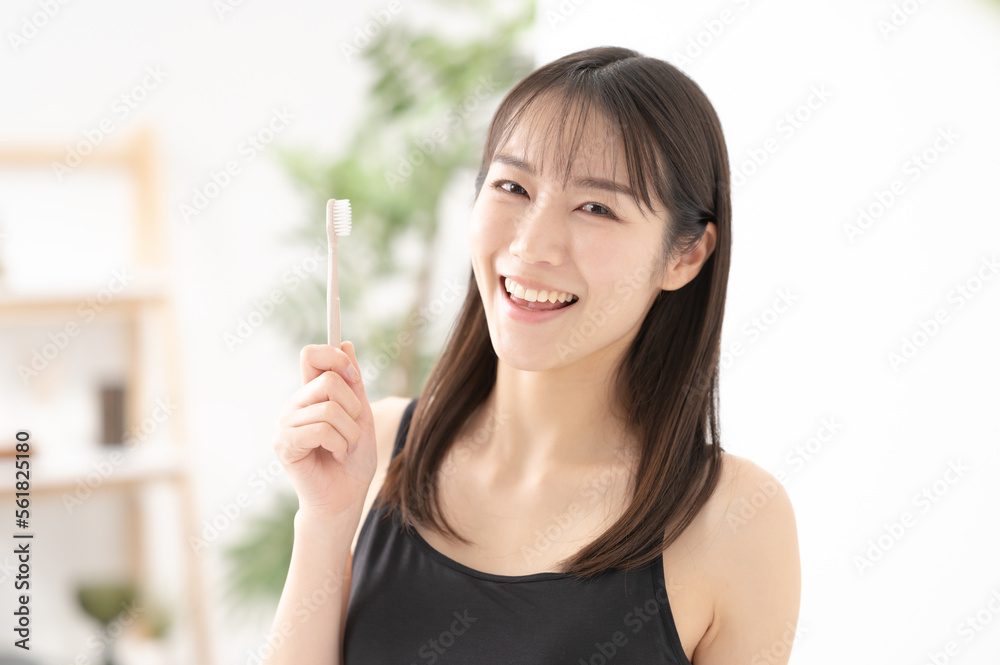 歯並びが綺麗な女性 歯磨き ビューティー 歯並びが綺麗な女性 歯磨き ビューティー