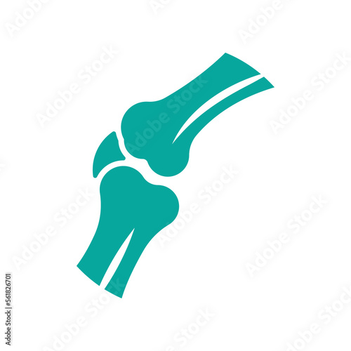 Joint bones vector logo design for orthopedic clinics