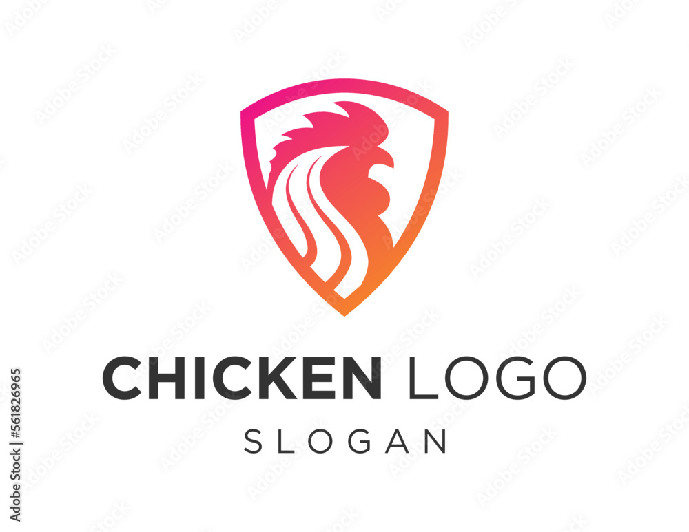 Logo design about Chicken on a white background. created using the CorelDraw application. Logo design about Chicken on a white background. created using the CorelDraw application.