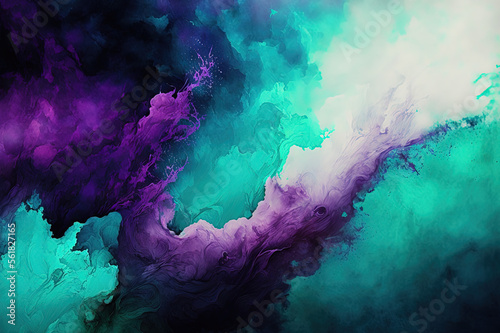 Coral texture blue and purple color, background. Generative AI.