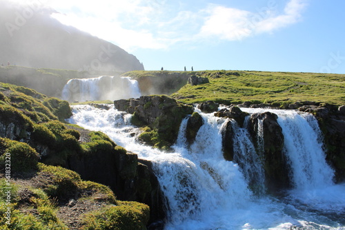 Kirkufell waterfall, Iceland photo