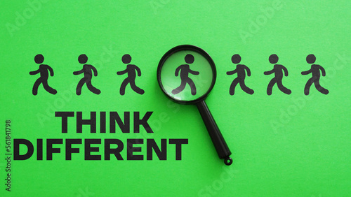 Canvas Print Think Different is shown using the text