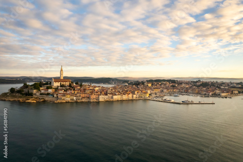 Rovinj, Croatia in Europe - view from above