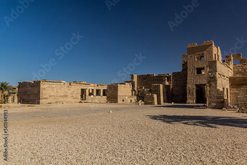 Medinet Habu (Mortuary temple of Ramesses III) at the Theban Necropolis, Egypt