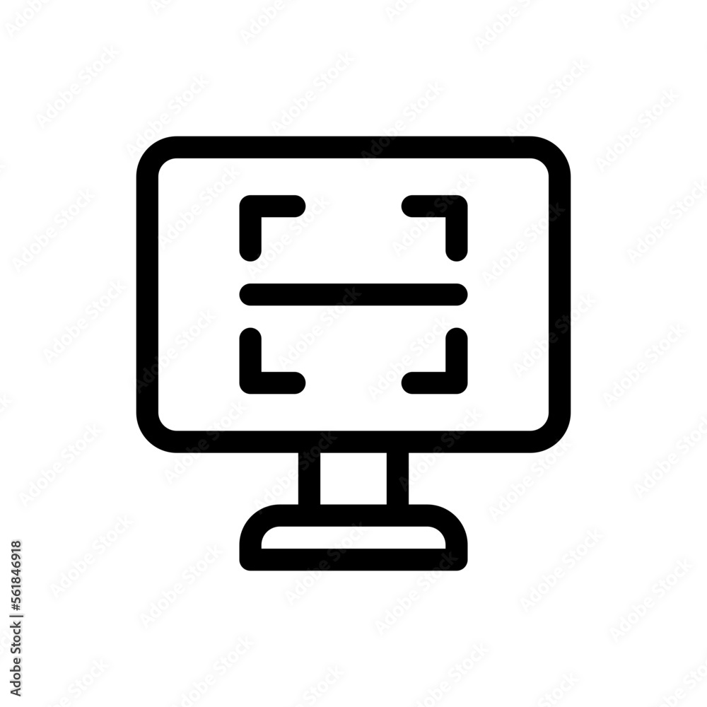 Fototapeta premium barcode line icon